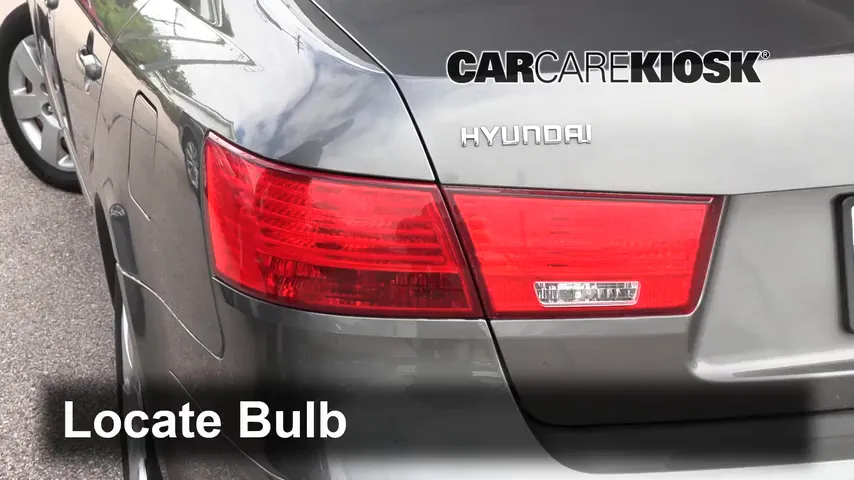 2010 Hyundai Sonata GLS 2.4L 4 Cyl. Lights Reverse Light (replace bulb)